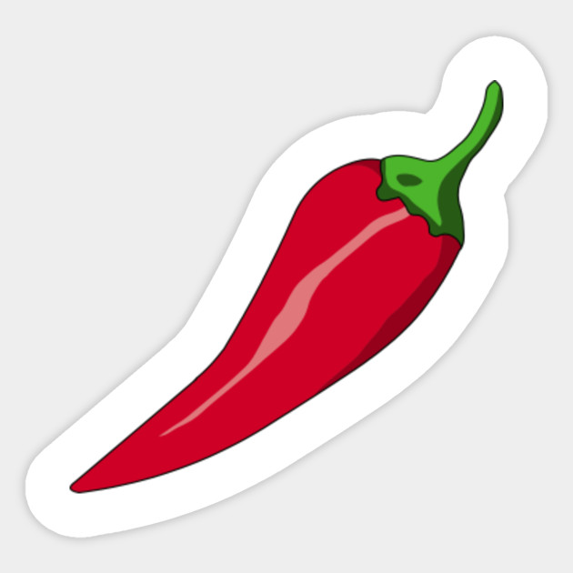 LIMITED EDITION. Exclusive Chilli Chilli Sticker TeePublic